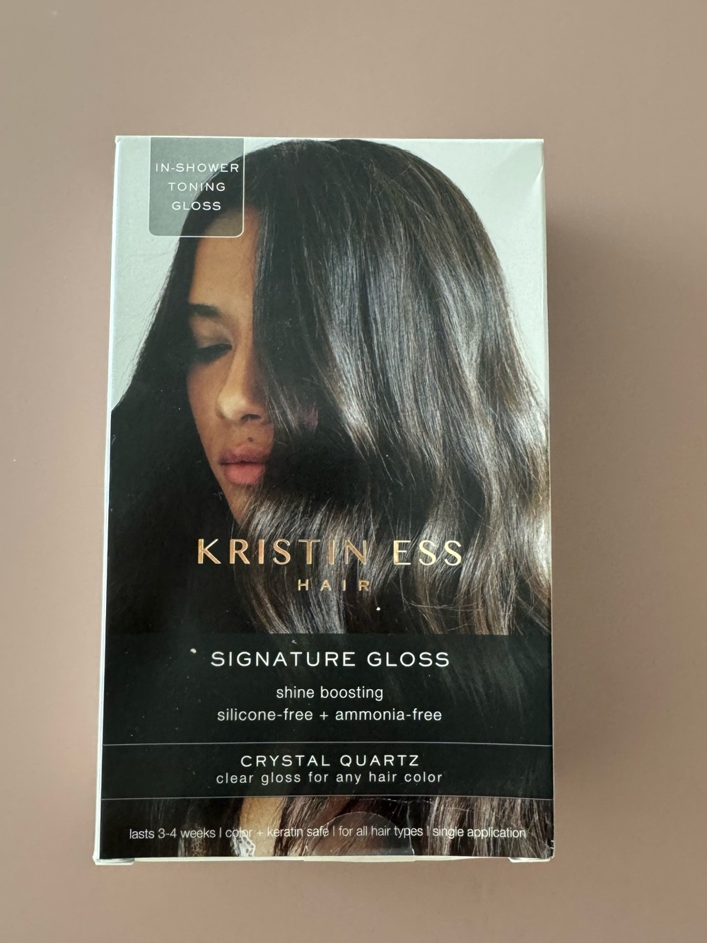 Kristin Ess Signature Gloss — Crystal Quartz Clear Gloss for any hair color